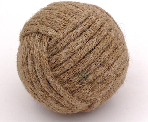 Roorkee Instruments 5pcs 2.5 Inch Rustic Nautical Decorative Spherical Natural Jute Rope Cotton Ball Home Tabletop Décor Vase & Tray Bowl Filler...