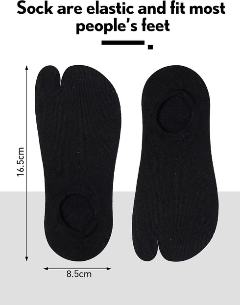 Sintege Flip Flop Socks, 4 Pairs Assorted Colors, Low Cut, Crew, Women's, Cotton, Polyester, Spandex...