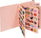 Shoe Charms Organizer for Croc Charms Display, Flip-page Shoe Charms Holder for Croc with 120 Holes for Croc Charms Organizer and Storage in Trave...