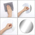 Aneco 6 Pack Acrylic Round Mirrors Non Glass Round Mirror Plate Self Adhesive Mirror Stickers for Home Wall Decor or Wedding Table Centerpiece, 6 ...