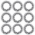 10 PCS Bicycle Crank Ball Bearing Stainless Steel Axle Wheel Ball Frame Bearings for Bicycle, Crank Bearings Repair Accessories for bike...