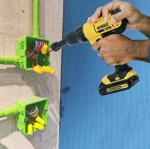 Nut Twister,Nut Twister for Drill,Nut Twister Tool -2PCS Black Nut Driver With 1/4 In Chuck,Enhanced Wiring Efficiency...