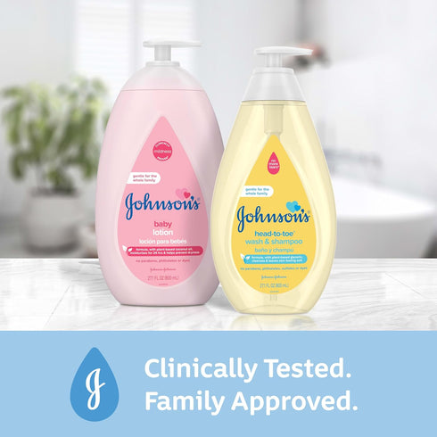 Johnson's Baby 13.6 fl. oz Head-to-Toe Baby Body Wash and Shampoo...
