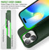 Trianium [6 in 1 Designed for iPhone 14 Pro Max Case Silicone (Clover), with 3 Pack Screen Protector + 2 Pack Camera Lens Protector, Bundle Protec...