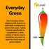 Everyday Green Jalapeno Pepper Hot Sauce by Fat Cat Gourmet | All Natural | Flavorful, Fresh and Versatile | Enhances Everyday Foods | Mild Heat |...