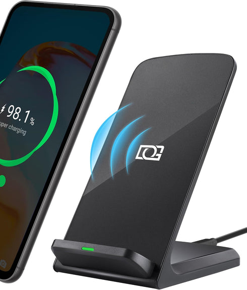2024 Design Award Winner: Wireless Phone Charger for Android & Apple, 15W Fast Qi Charging Stand for iPhone 16 15 14 13 12 11 Pro Max Plus Samsung...