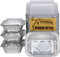50 Pack Small 8 OZ/230ML Capacity Disposable Takeout Foil Pans with Clear Plastic Lids - Aluminum Foil Food Containers with Strong Seal for Cateri...