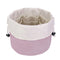 Barrel Drawstring Makeup Bag Travel Cosmetic Bag Large Toiletry Organizer Waterproof for Women (Large, Dusty Rose)...