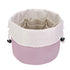 Barrel Drawstring Makeup Bag Travel Cosmetic Bag Large Toiletry Organizer Waterproof for Women (Large, Dusty Rose)...