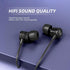 EP-06 Metallic Wired Earbuds in-Ear Earphones,Build-in Microphone Noise Isolating Headphone,with 3.5mm Jack Long Cord 10mm Large Drivers HD Bass A...
