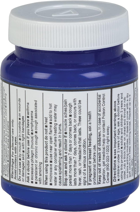 HealthWise Medicated Chest Rub | Cough suppressant | Relieves Nasal Congestion | Relieves Minor Aches and Pains | 4 oz....