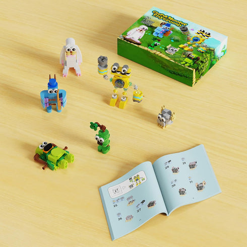 Singing Building Set, Monsters Action Figure Game Toy Collectible Decoration Building Toy, Great Gift for Fans, Boys and Girls 6+ Years Old (242 P...