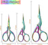 3-Piece Stork Stainless Steel Crane Design Sewing Scissors - Embroidery, Tailor & Dressmaker Shears for Sewing, Craft & Everyday Use...