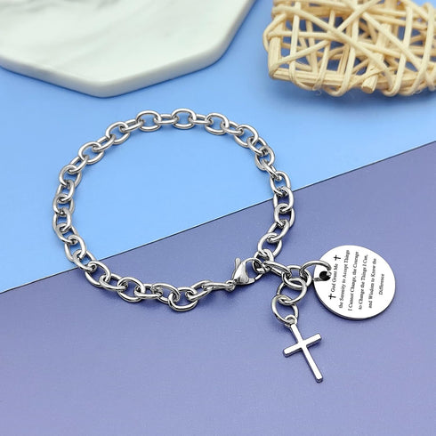 Christian Gifts for Women Men Bracelets Christian Bible Verses Bracelets Gift Religious Prayer Bracelets Gift Inspirational Baptism Jewelry for Te...