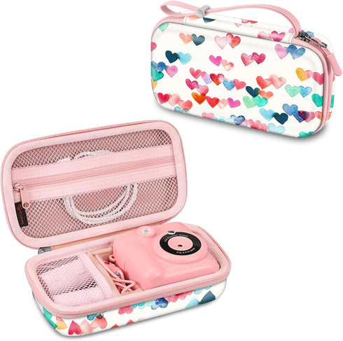 Fintie Kids Camera Case Compatible with ESOXOFFORE, MINIBEAR, Dylanto, WEEFUN and More Instant Camera for Kids Digital Video Cameras, Hard Carryin...