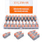 20Pcs Lever Wire Connectors, 1 in 2 Out DIY Mini Splicing Compact Splitter Docking Terminal Block Electrical Connectors, 24-12 AWG...