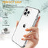 LUHOURI for iPhone 12 Pro Max Clear Case with Screen Protector,Transparent Crystal Acrylic TPU Acrylic Cover,Slim Fit Shockproof Protective Phone ...