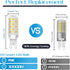 KLG Smart G9 LED Light Bulb No Flicker, WiFi Led Light Bulbs 4W 320LM Lights, Smart Bulbs Work with Alexa, Google Home, Dimmable Smart LED Bulb No...