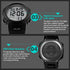 Mens Digital Sports Watch LED Screen Large Face Military Watches for Men Waterproof Casual Luminous Stopwatch Alarm Simple Army Watch...