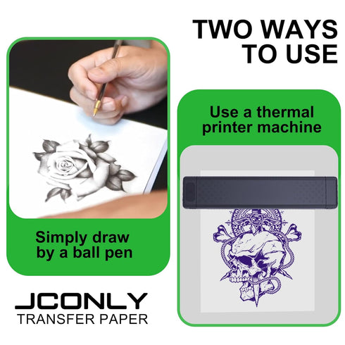 Jconly Transfer Stencils Paper - 20 Sheets Stencils Thermal Stencil Paper 8.5" x 11" Transfer Paper...