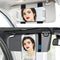 Car Visor Vanity Mirror, USB Rechargeable Visor Mirror with 3 Light Modes, Dimmable on Rear View Lighted Cosmetic Mirror for Car with Touch Screen...