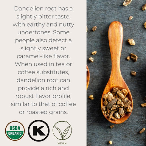 Starwest Botanicals Dandelion Root Raw Cut Organic Eco-Friendly (2.65 oz)...