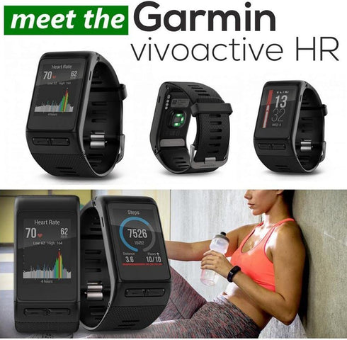 Band for Garmin Vivoactive HR Watch, Soft Silicone Wristband Replacement Band for Garmin Vivoactive HR Sports Watch...