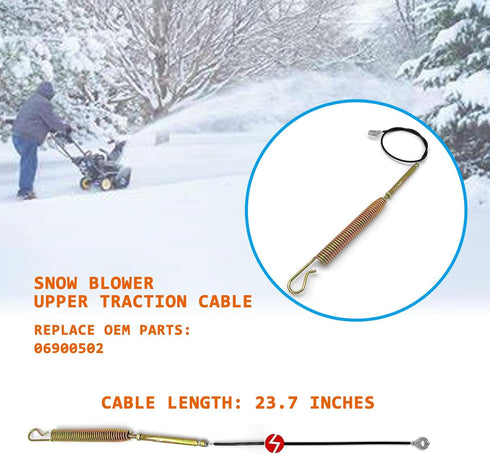 06900502 Upper Traction Cable for Ariens 921013 921018 921022 921023 921024 921025 921027 921029 921030 921031 921038 921040 921045 Snow Blowers...