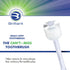 Brilliant Oral Care Adult Toothbrush with Soft Bristles, Round Head, and All-Around Clean for Teeth and Gums, Clear, 3 Pack...