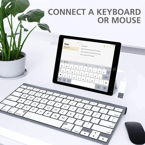 USB-C to USB Adapter for iPhone 15 Pro Max MacBook Pro Air 2023 iMac iPad Mini Pro, Apple MFi Certified USB OTG Cable Converter Support Camera, Ca...