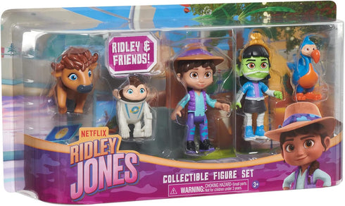 Netflix Ridley Jones Collectible Figure Set, 5-Pack of Ridley Jones and Friends Figurines, Kids Toys for Ages 3 Up by Just Play...