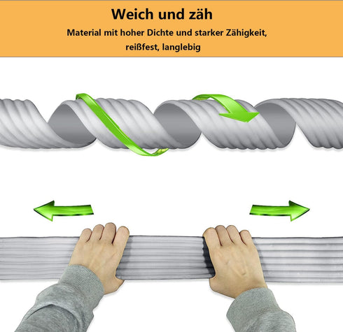 Baby Proofing 16.4ft Extra-Wide Edge Protectors for Baby with 3M Strong Adhesive Double Sided Tape, Sharp Edge & Corner Safety Guards Furniture Bu...