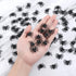 150pcs Realistic Spider Halloween Decoration, Plastic Mini Spider Black Realistic Scary Spider Prank Halloween Haunted House Decorations for Hallo...