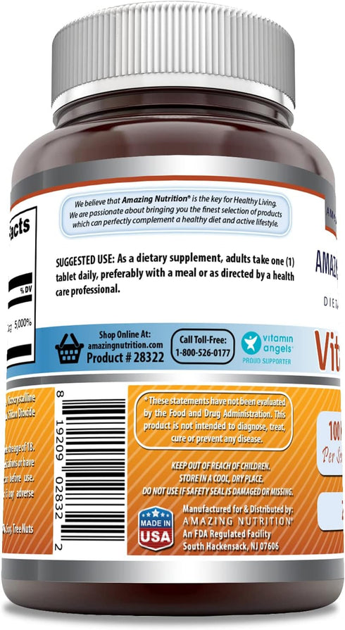 Amazing Formulas Vitamin B6 Pyridoxine 100mg 250 Tablets Supplement | Non-GMO | Gluten Free | Made in USA...