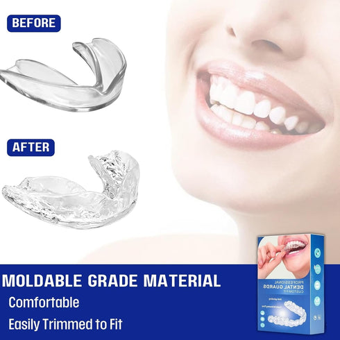 Mouth Guard for Grinding Teeth at Night, Mouth Guard for Sleeping, Mouth Guard for Clenching Teeth, Reusable Mouth Guard for Sleeping Professional...