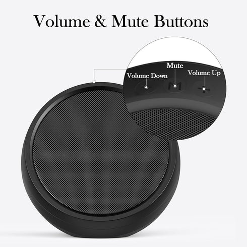 USB Computer Speaker for Laptop, PC, External Speakers for Desktop Computer, Crystal Clear Sound, Rich Bass, Loud Volume, Direct Control, Plug-N-P...