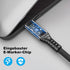 10FT USB-C 3.1 Gen 2 Cable 10Gbps Data Transfer, 60Hz Video Output, 4K Display,100W(5A),USB C Video Monitor Cable 100W PD Fast Charging Compatible...