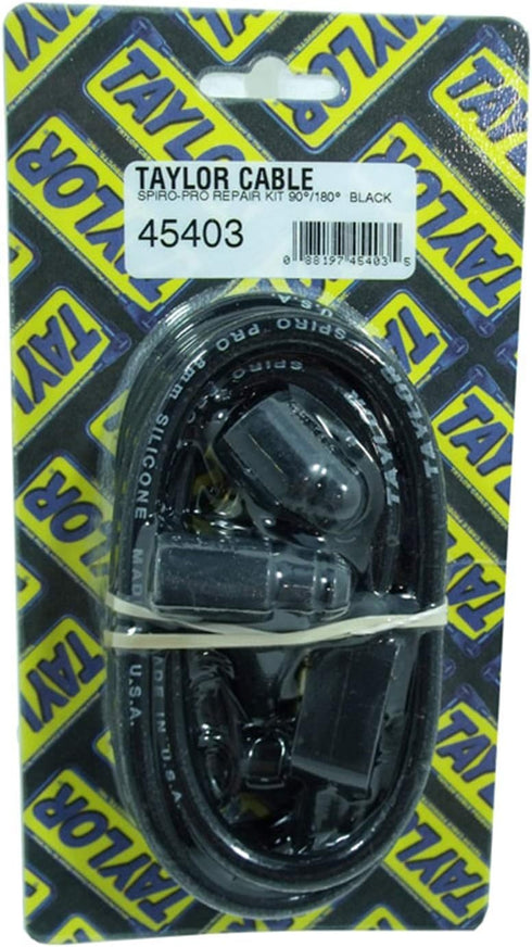 Taylor Cable Spiro-Pro Spark Plug and Coil Wire Repair Kit Black 8mm (45403)...