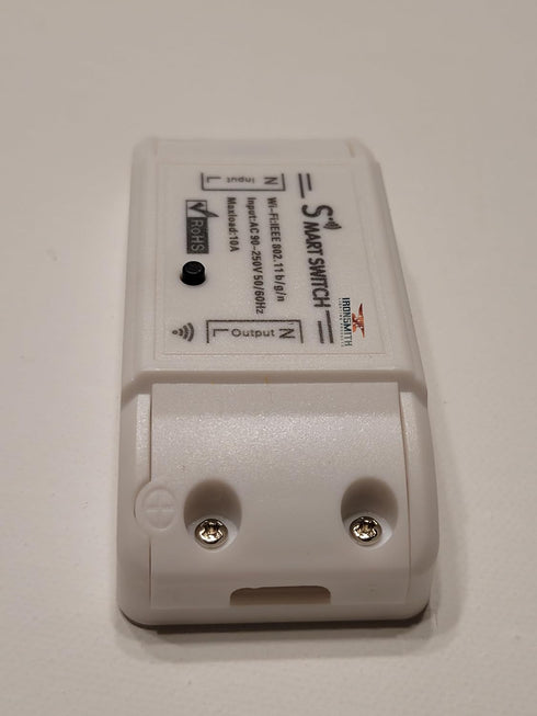 Ironsmith Lighting in-line Smart Switch - Effortless Home Automation for Lights and Appliances with Voice Control, Smartphone Compatibility, and E...