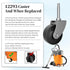 12293 Vacuum Caster Compatible with for Ridgid Wet/Dry Vac RV1250 RT1200 1650RV 1610RV RT1600,for Ridgid DeWALT Craftsman Caster 2" Vacuum Replace...