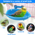 Bird Bath for Cage- Small Tub Bowl for Hang Inside Cage Birdbath Shower for Parrot/Parakeets/Cockatiels/Canary/Budgerigar (Blue)...