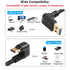 SinLoon U Shape USB Type C Spring Cable 5Gbps Retractable 90 Degree USB3.0 to USB C Charging Cable and Data Transfer for Phone, Tablet, Other USB ...