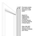 Safety Innovations Child Proof Deluxe Door Top Lock for 1 3/8 inch Thick Interior Doors Only, Made of Tough ABS Plastic (2-Pack)...