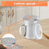 2Pcs Metal Salt Pepper Dredge Shakers, Stainless Steel Pepper Shaker Seasoning Jar With Handle, With Hole And Cover, Suitable For Pepper, Cinnamon...