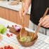 2PCS Acacia Wooden Spoons For Cooking-14 Inch Smooth Finish Cooking Spoons-Comfortable Grip Wood Spoons for Cooking - Non-Stick Cooking Utensils (...