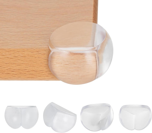 Bebe Earth Baby Proofing Corner Protectors, 12 Furniture Corner Guards Bumpers for Table - Clear Child Safety Protector for Home, New Parents and ...