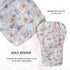 Baby High Chair Cushion, Thick Pad for Wooden High Chair, Baby Dining Chair Liner Mat (Grey Forest)...