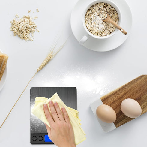 NEXT-SHINE Gram Scale, Weighs Up to 500g (0.01g), Mini Pocket Size Digital Coffee Espresso Scales with 2 Plastic Trays...