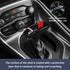 auovo Gear Shift Knob Cover Trim for Charger Accessories Challenger 2015-2023 / Durango 2016-2023 (Black-Red)...