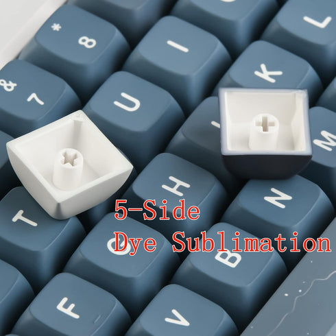 surmen PBT Keycaps XDA Keycaps Dye-Sublimation 60% Custom Keycaps 60 Percent for Cherry MX Switches Mechanical Keyboard(Apollo)...
